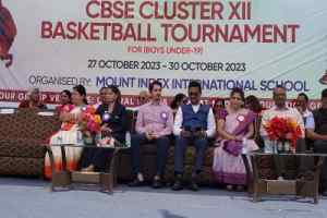 माउंट इंडेक्स स्कूलों में सीबीएसई क्लस्टर बॅास्केटबॅाल प्रतियोगिता का शुभारंभ