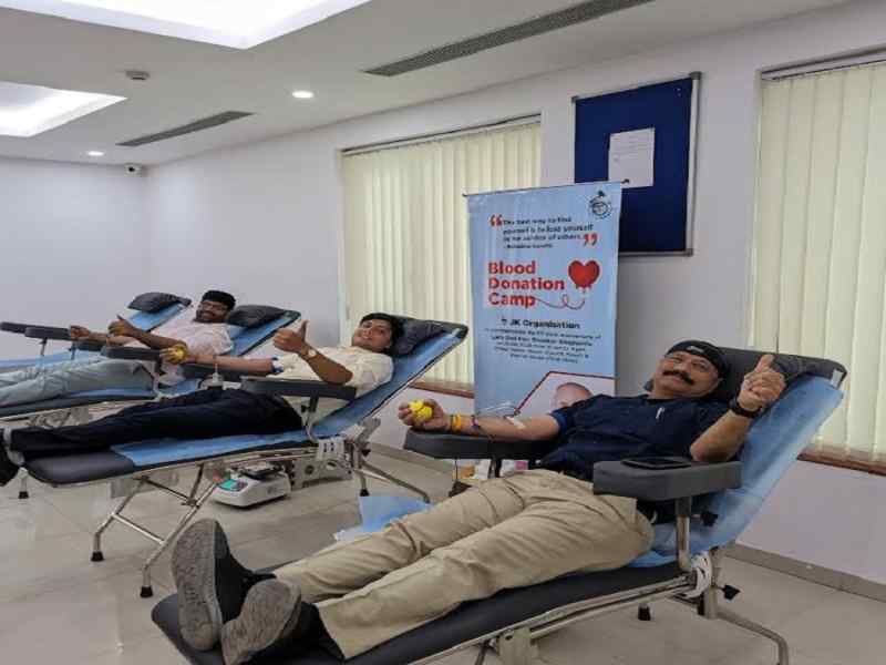 जेके ग्रुप की कंपनियों का पूरे भारत में व्यापक रक्तदान अभियान