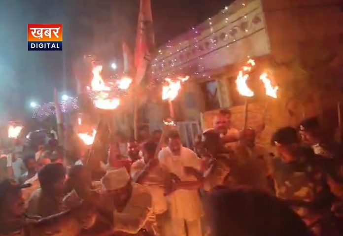 Youth Congress protest in bhopal