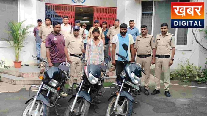 Major Success For Petlawad Police Vehicle Theft Gang Busted Three Motorcycles Seized 696x391