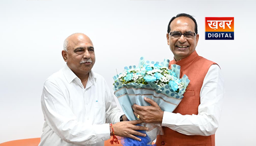 Shivraj Singh Chouhan Hemant Khandelwal BJP Office Mp