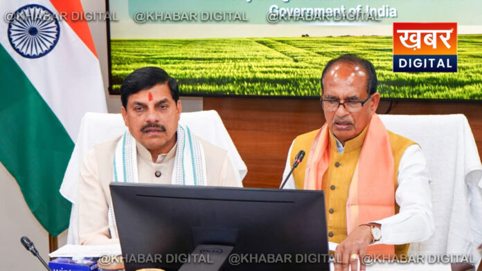 cm mohan yadav with shivraj singh in delhi