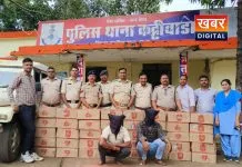 थाना प्रभारी दिनेश सोलंकी का एक्शन.. 7.26 लाख की अवैध शराब और वाहन जब्त कटिठवाड़ा पुलिस को बड़ी सफलता