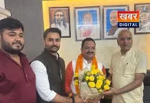 रिशांक तिवारी ने किया नवनियुक्त BJP प्रदेश उपाध्यक्ष सुरेंद्र शर्मा का स्वागत संकल्प फाउंडेशन के अध्यक्ष हैं रिशांक तिवारी