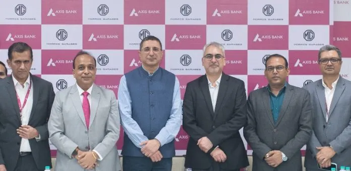 JSW MG Motor India Partners With Axis Bank