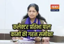 कलेक्टर प्रतिभा पाल के सख्त निर्देश.. विभागों की सुधारे ग्रेडिंग आवेदनों के निराकरण की बात