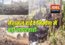 Shahpura Dindori National Highway Contractor Negligence